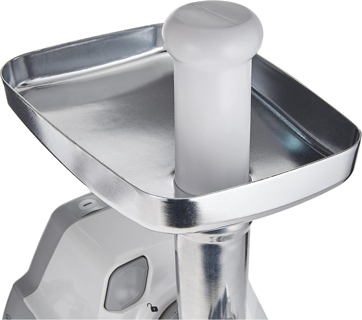 KENWOOD Meat Grinder 2100W Meat Mincer with Kibbeh Maker, Sausage Maker, Biscuit Attachment, Feed Tube Pusher, 3 Stainless Steel Screens for — detail image 5