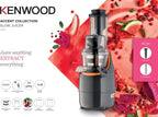 KENWOOD Slow Juicer Cold Press 200W Juice Extractor with 65mm Wide Feed Tube, 1 Speed + Reverse, Jug, Pulp Container, Anti Drip, Cleaning Br — detail image 2