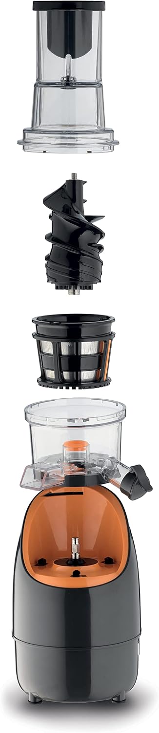 KENWOOD Slow Juicer Cold Press 200W Juice Extractor with 65mm Wide Feed Tube, 1 Speed + Reverse, Jug, Pulp Container, Anti Drip, Cleaning Br — detail image 3