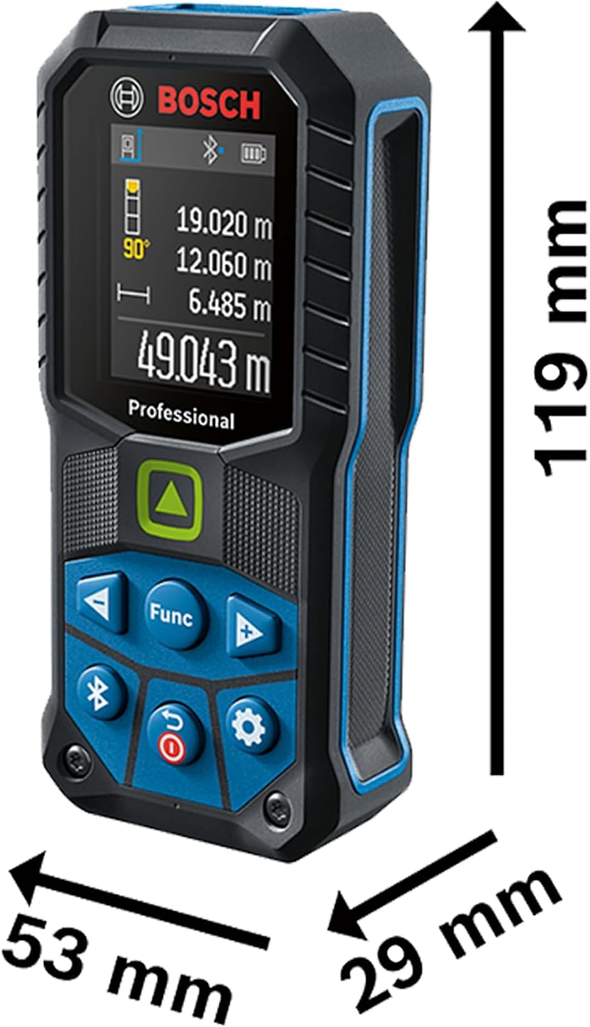 Bosch Professional Laser Measure GLM 50-27 CG , Robust & reliable laser measure with green laser and Bluetooth® connectivity| Model: 0601072 — detail image 5