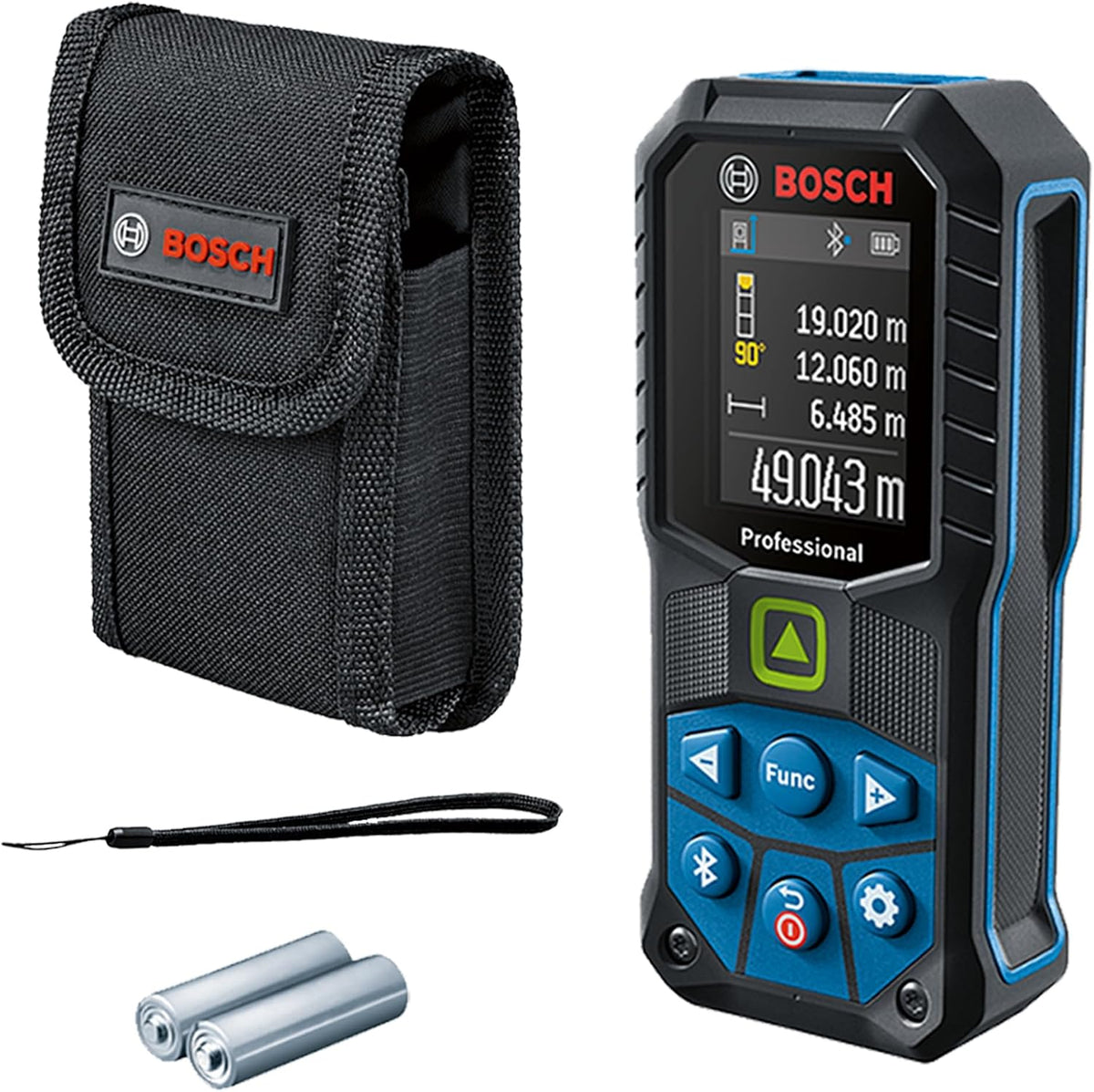 Bosch Professional Laser Measure GLM 50-27 CG , Robust & reliable laser measure with green laser and Bluetooth® connectivity| Model: 0601072 — product view