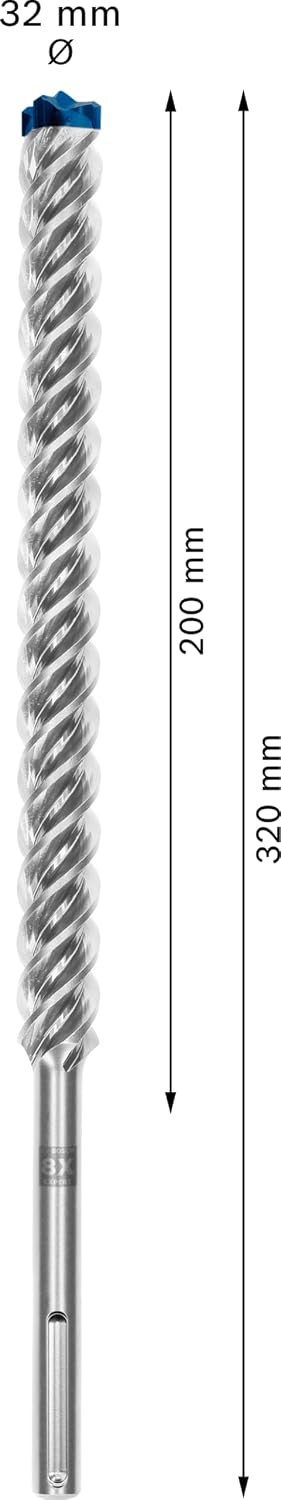 Bosch Professional 1x Expert SDS max-8X Hammer Drill Bit (Ø 32,00x520 mm, Accessories Rotary Hammer Drill) — detail image 3