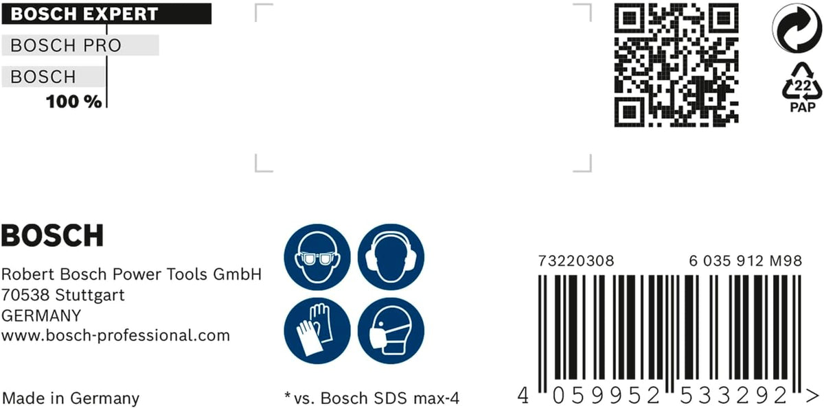 Bosch Professional 1x Expert SDS max-8X Hammer Drill Bit (Ø 32,00x520 mm, Accessories Rotary Hammer Drill) — detail image 4