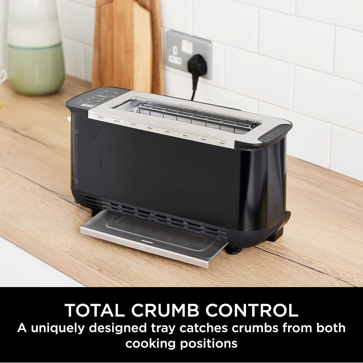 Ninja Foodi 3-in-1 Toaster, Grill & Panini Press with Flip Design, 7 Cooking Functions, 7 Toast Shades, Includes Panini Press, Bake Tray and — detail image 5