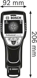 Bosch Professional Wall Scanner D-tect 120 (4 x AA Batteries, max. Detection Depth Plastic Pipes/Wooden Studs/Live Cable/Magnetic Metal/Non- — detail image 7