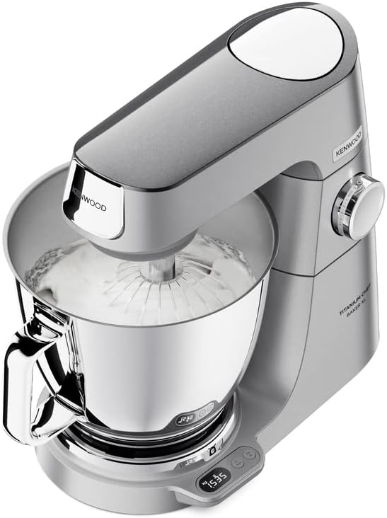 KENWOOD Metal Body Kitchen Machine TITANIUM CHEF BAKER XL with Built-in Weighing Scale, DuoBowl, 4 Tools, Glass Blender, Meat Grinder, Food  — detail image 3