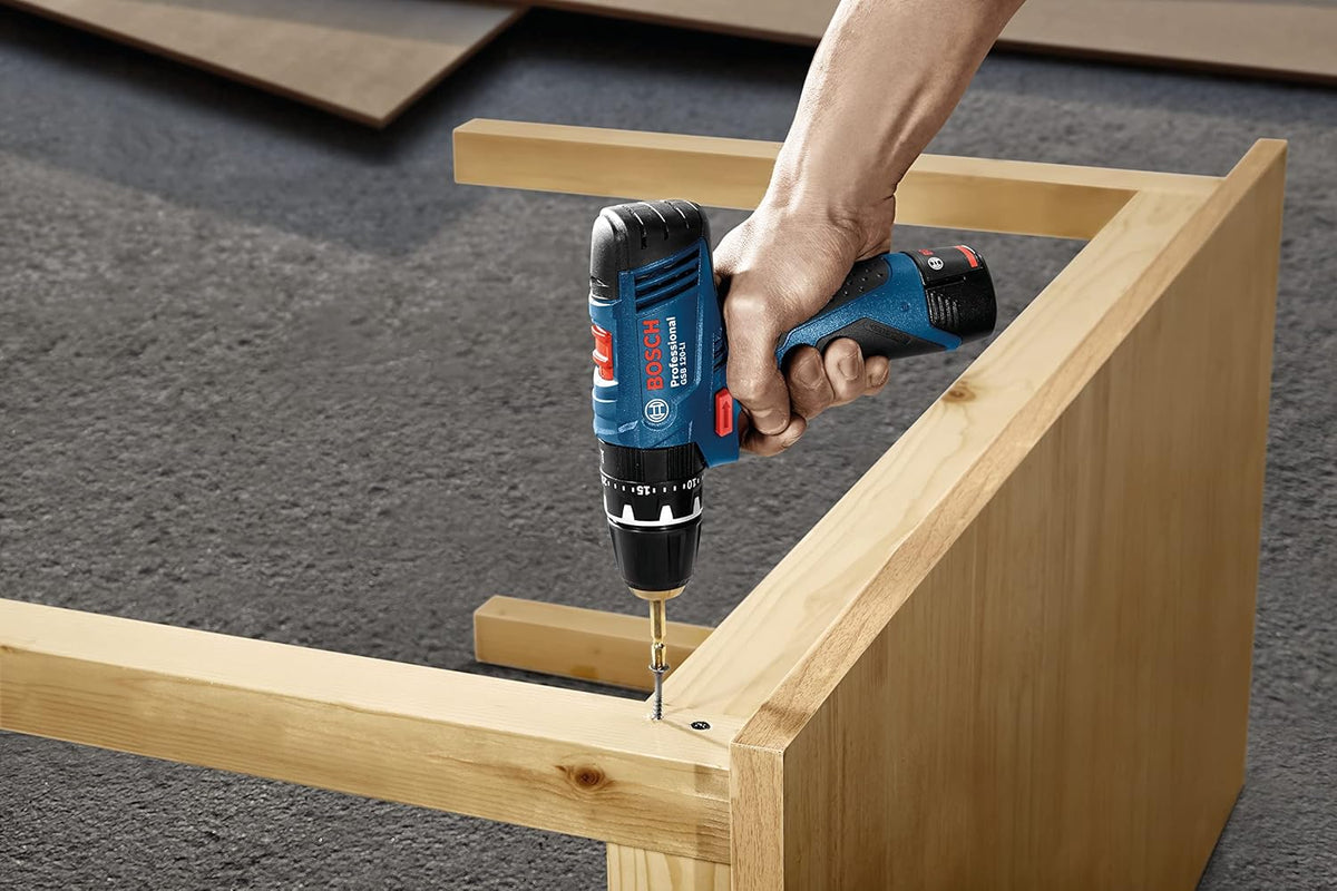 Bosch Professional Cordless Combi GSB 120-LI (1x2Ah Battery + 23pc Screwbit+Case) for screwdriving and drilling | Model: 06019G81L1 — detail image 3