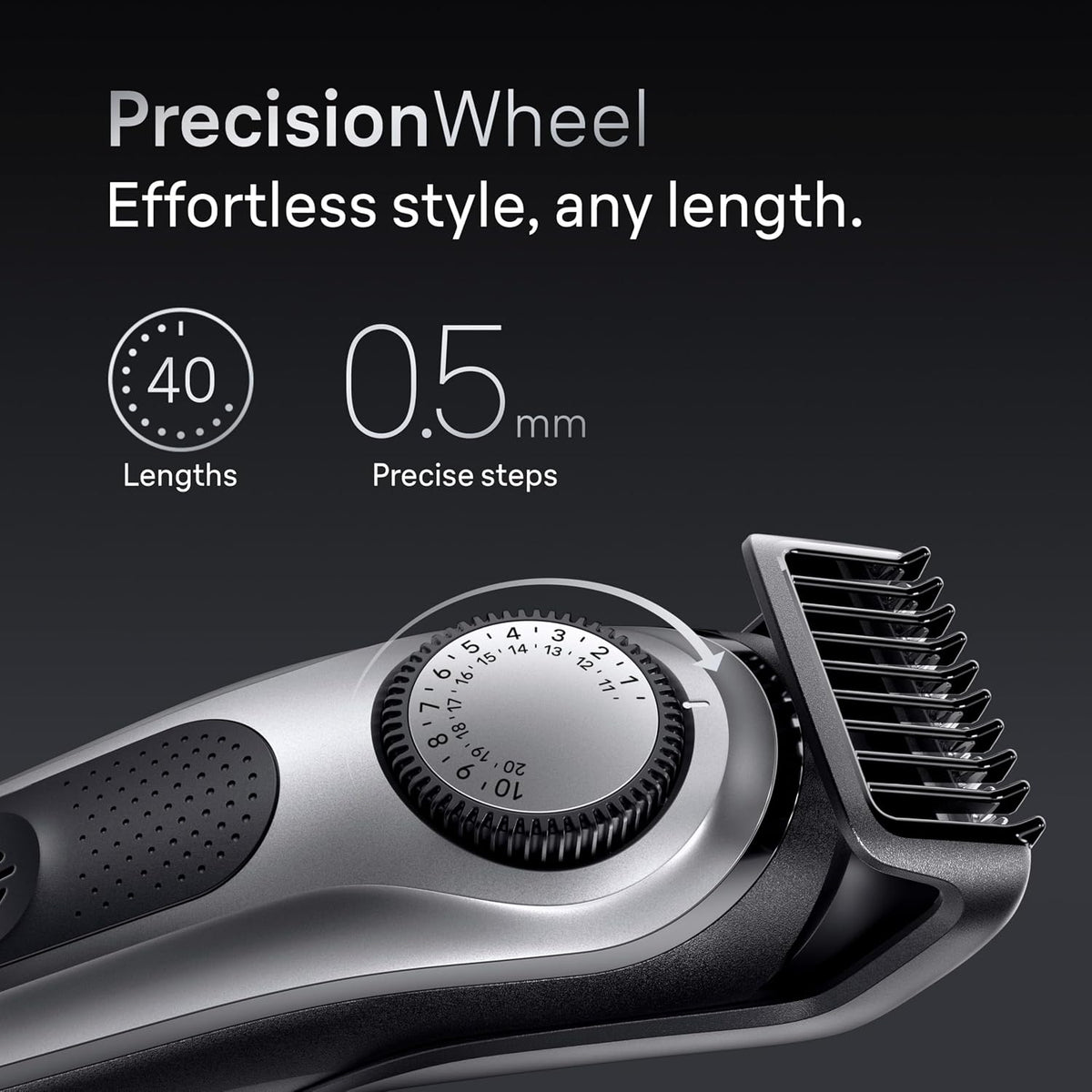 Braun 7 Series 7410 Multi-functional Styling Kit, 8-in-1 Trimmer for Men with Beard Trimmer, Body Trimmer for Landscaping, Hair Trimmer and  — detail image 3
