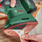 Bosch Cordless Multi-Sander EasySander 18V-8 (without battery; 18V system; for DIY wood; 3pcs sanding sheets; 20 pcs sanding paper; in cardb — detail image 5