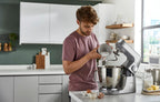 KENWOOD Stand Mixer Metal Body Kitchen Machine TITANIUM CHEF BAKER XL with Built-in Weighing Scale, DuoBowl, 4 Tools, Glass Blender, Meat Gr — detail image 8
