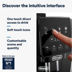 De'Longhi Coffee Machine MAGNIFICA START Fully Automatic Espresso Machine with Soft Touch Interface, Milk Frother, 13 Grinder Settings, Twin — detail image 3