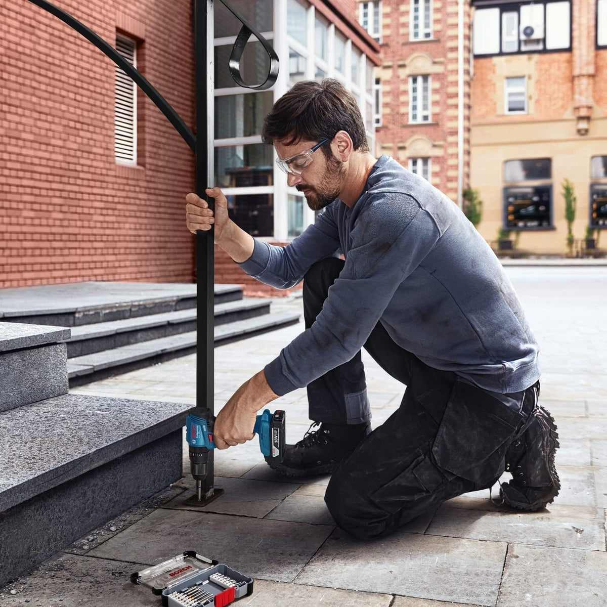 Bosch Professional GSB 185-LI 18V Brushless Cordless Drill, 06019K31L1 — detail image 4