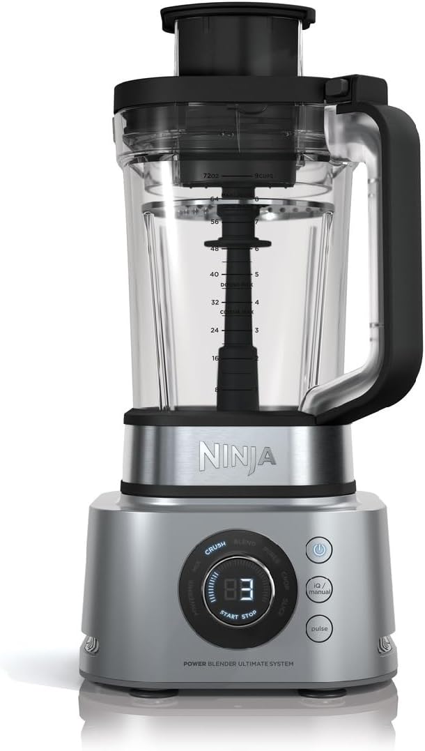 Ninja Foodi Power Blender 4-in-1, PowerMix, Mix, Crush & Blend, 2.1L, 1200W, Silver, CB400ME — detail image 2