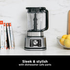 Ninja Foodi Power Blender 4-in-1, PowerMix, Mix, Crush & Blend, 2.1L, 1200W, Silver, CB400ME — detail image 9