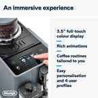 De'Longhi Coffee Machine RIVELIA Fully Automatic Espresso Machine with Bean Hopper, Color Touch Display, 13 Grinder Settings, LatteCrema, Tw — detail image 6