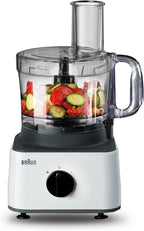 Braun Food Processor 8 in 1 System, 750 Watts, 2.1 L Bowl Capacity, 1.8 L Blender Capacity, 2 Speed Button and Pulse, Chop, Slice, Grate, Wh — detail image 8