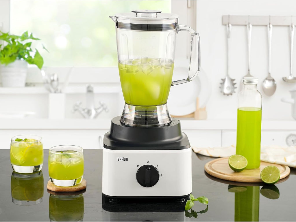 Braun Food Processor 8 in 1 System, 750 Watts, 2.1 L Bowl Capacity, 1.8 L Blender Capacity, 2 Speed Button and Pulse, Chop, Slice, Grate, Wh — detail image 5
