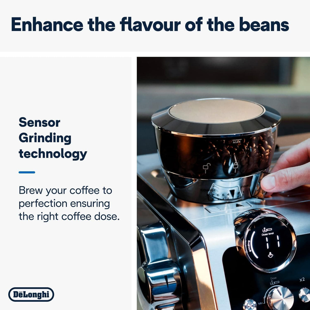 De'Longhi La Specialista Maestro: Ultimate Cold Brew Manual Coffee Machine, Experience with Smart Tech, Cold Extraction Technology, 8 Recipe — detail image 3