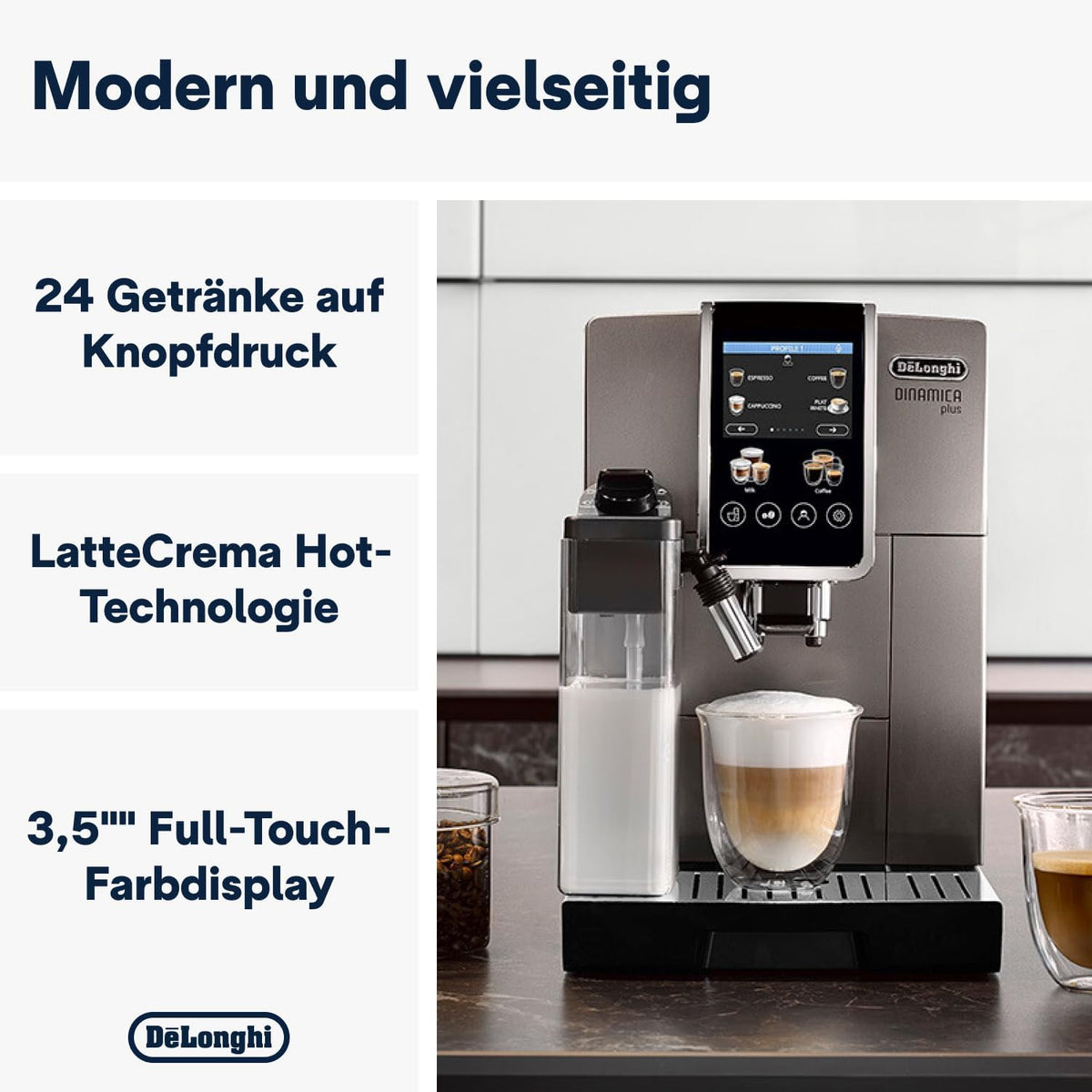 De'Longhi Coffee Machine DINAMICA PLUS Automatic Machine — detail image 2