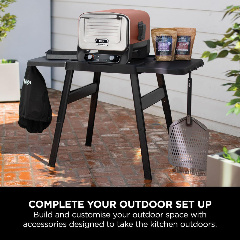 Ninja Woodfire Adjustable Stand with Side Table, 4718J800EUUK — detail image 2