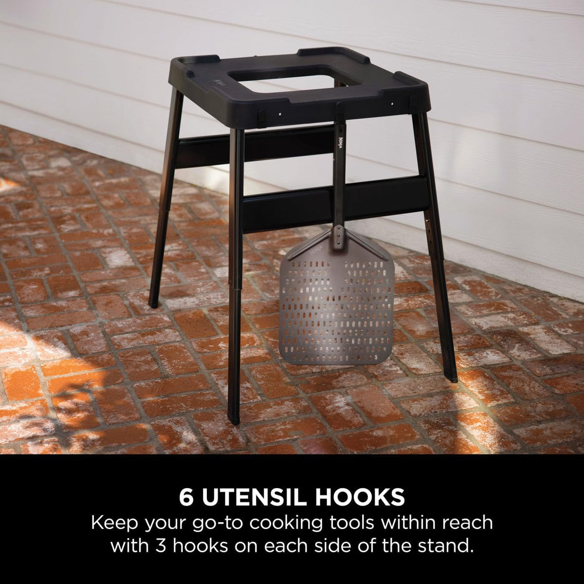 Ninja Woodfire Adjustable Stand with Side Table, 4718J800EUUK — detail image 5