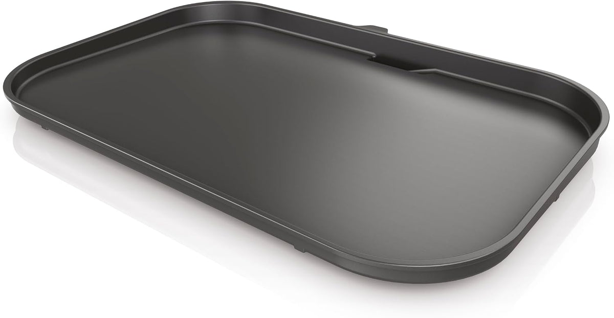 Ninja Woodfire XL Non-Stick Griddle Plate, Rectangular, Official Accessory, Compatible with Ninja Woodfire XL BBQ Grill OG850 / OG901, Black — product view