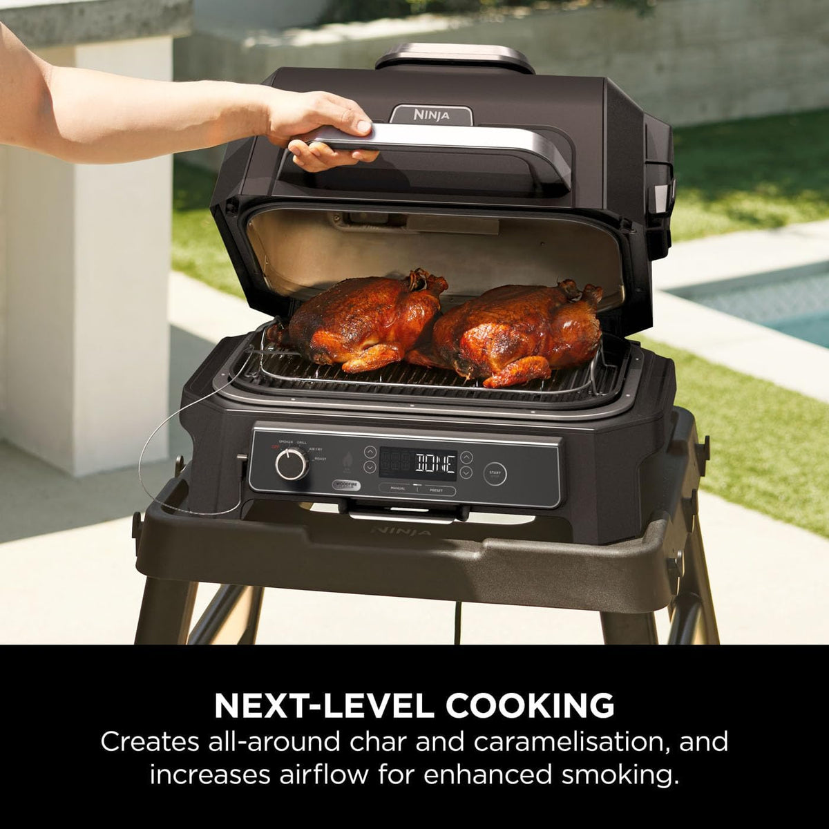 Ninja Woodfire XL Roast & Smoke Rack for OG850 / OG901, XSKOGXLRSRKEU — detail image 2
