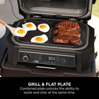 Ninja Woodfire XL Grill & Griddle Combo Plate, Non-Stick, Wood Pellet Compatible, Official Accessory, Compatible with Ninja Woodfire XL BBQ  — detail image 2
