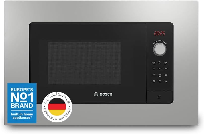 Bosch Series 2 BEL653MS3M Built-In Microwave Oven, 59 x 38 cm, 25L — product view