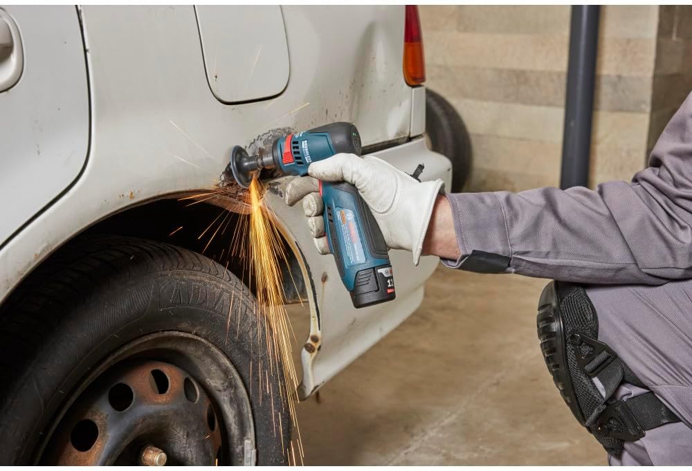 BOSCH GWG12V-20SN 12V Max Brushless 1/4 In. Right Angle Die Grinder (Bare Tool) — detail image 5