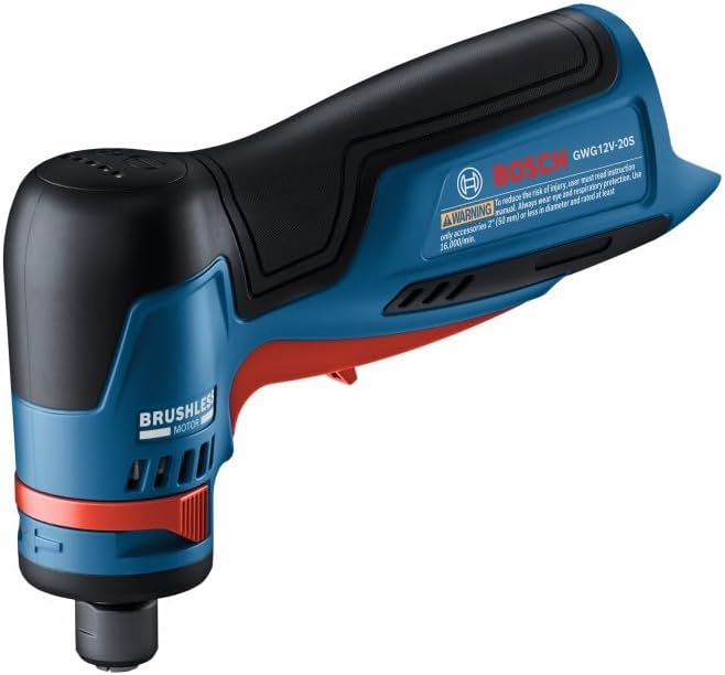 BOSCH GWG12V-20SN 12V Max Brushless 1/4 In. Right Angle Die Grinder (Bare Tool) — product view