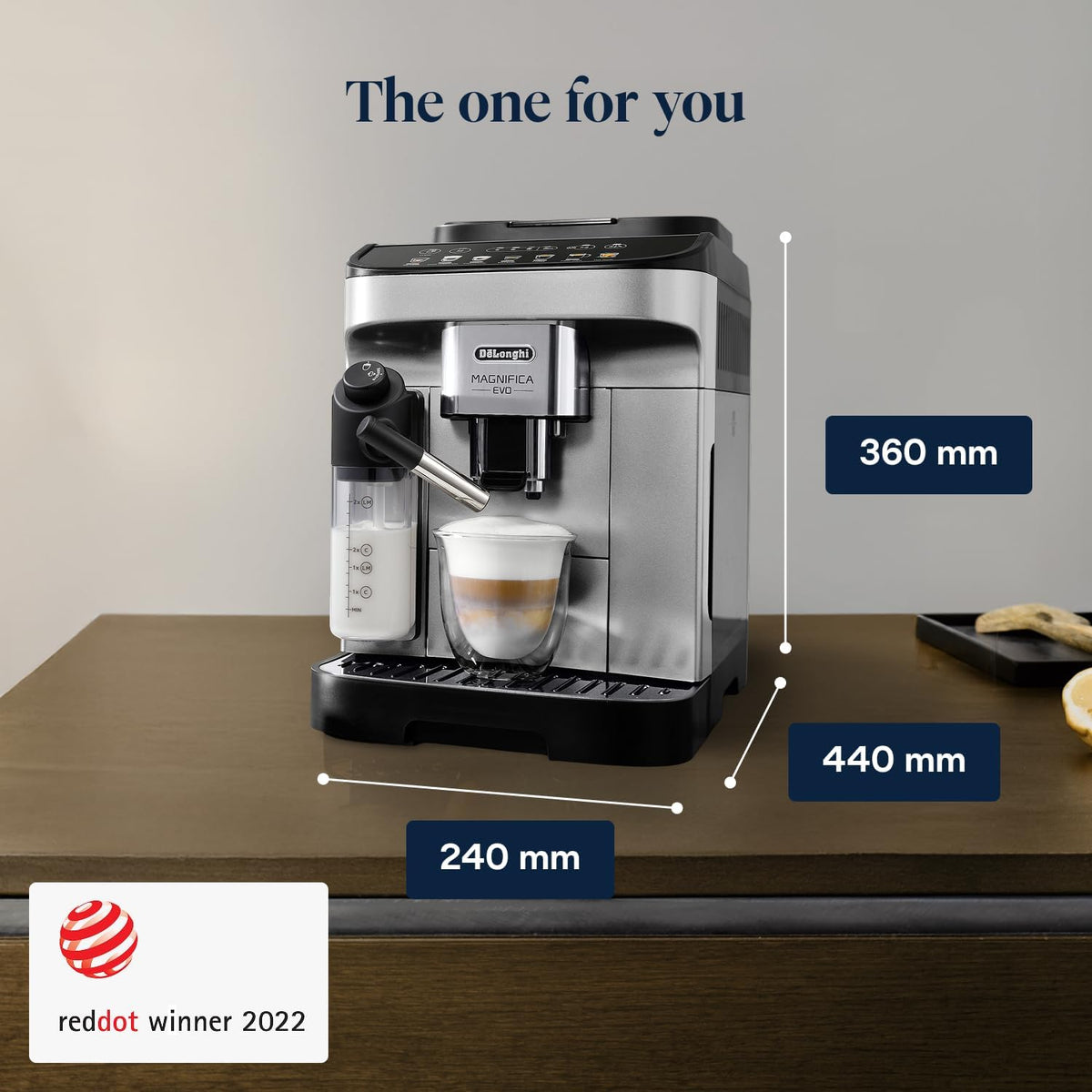 De'Longhi Coffee Machine MAGNIFICA EVO Fully Automatic Espresso Machine with Intuitive Colour Display Latte Crema Twin Shot ECAM292.81.SB - — detail image 7