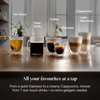 De'Longhi Coffee Machine MAGNIFICA EVO Fully Automatic Espresso Machine with Intuitive Colour Display Latte Crema Twin Shot ECAM292.81.SB - — detail image 4
