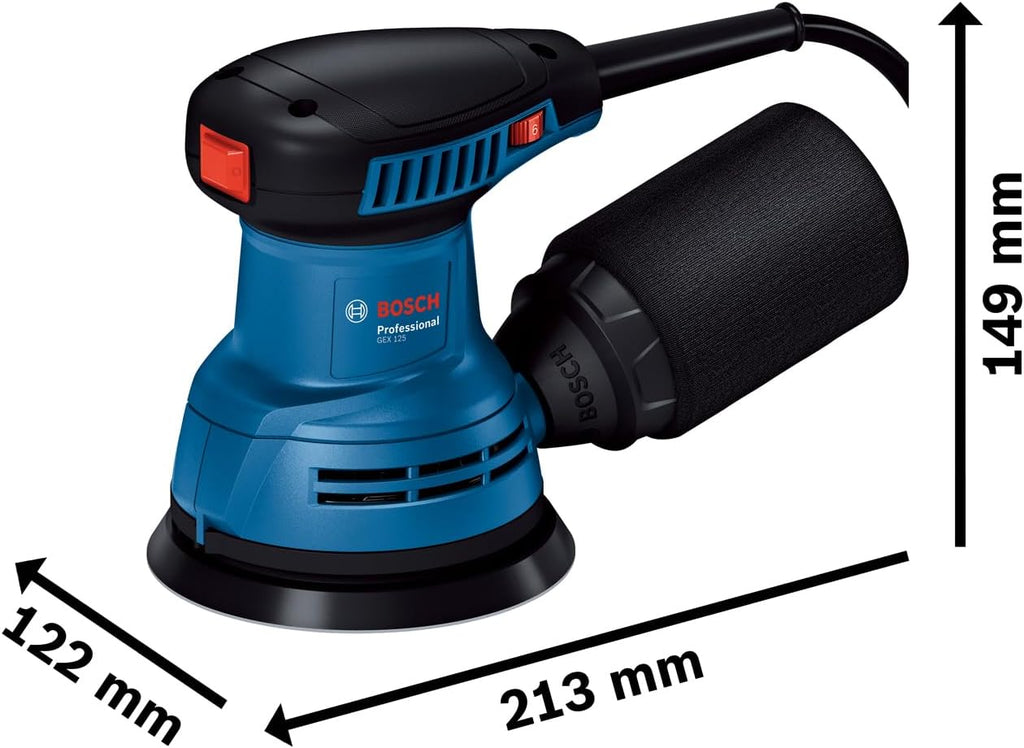 Bosch GEX 125 PROFESSIONAL RANDOM ORBIT SANDER, 06013A80L0 — detail image 2