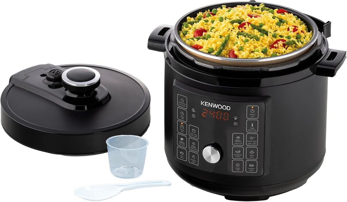 KENWOOD Electric Pressure Cooker 8L Smart Steam Pot 16-in-1 Multifunctional Programmable Multicooker, Steamer, Rice Cooker, Slow Cooker, Sau — detail image 5