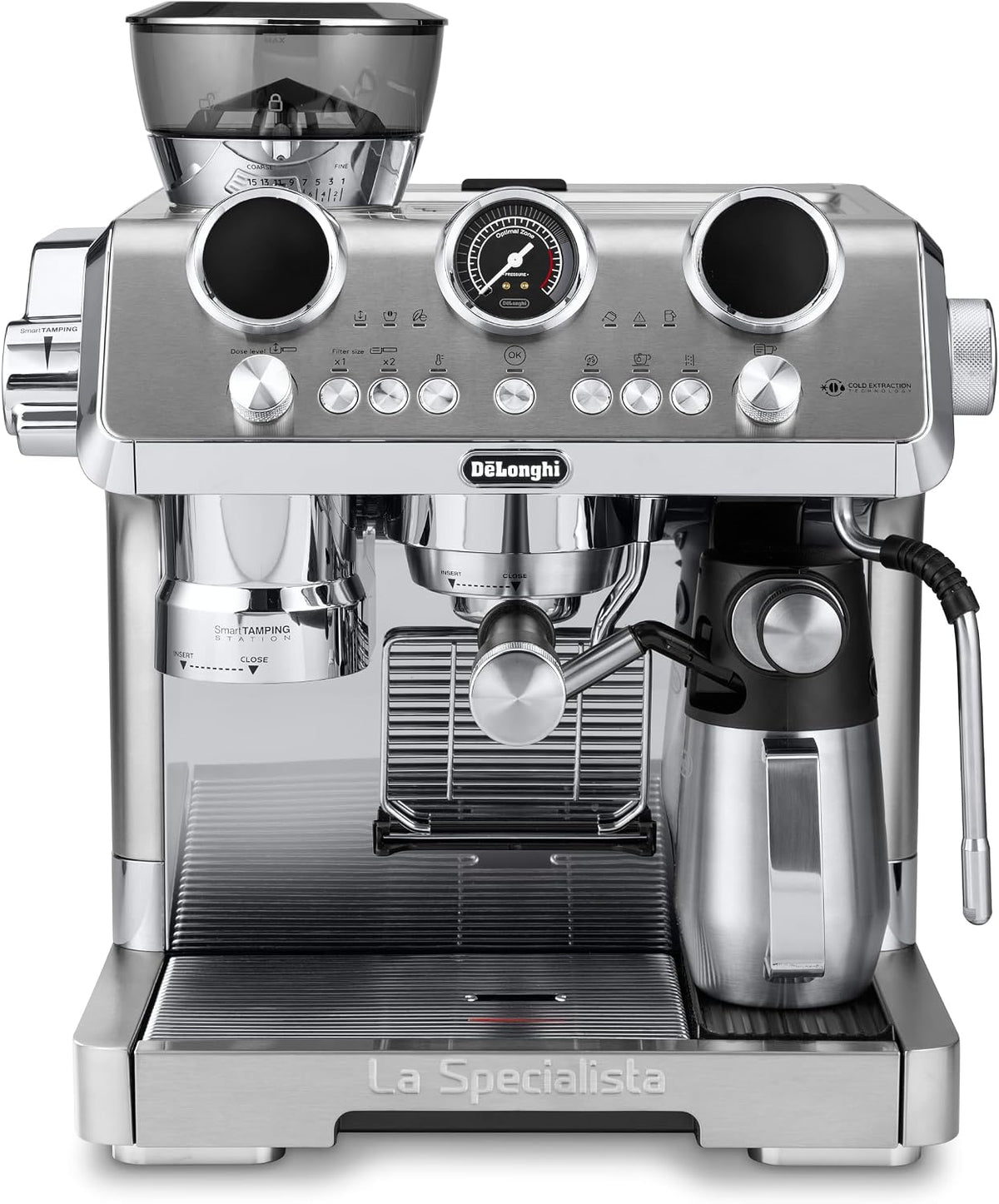 De'Longhi La Specialista Maestro EC9885.M Espresso Machine with Cold Brew, Grinder and Milk Frothing — product view