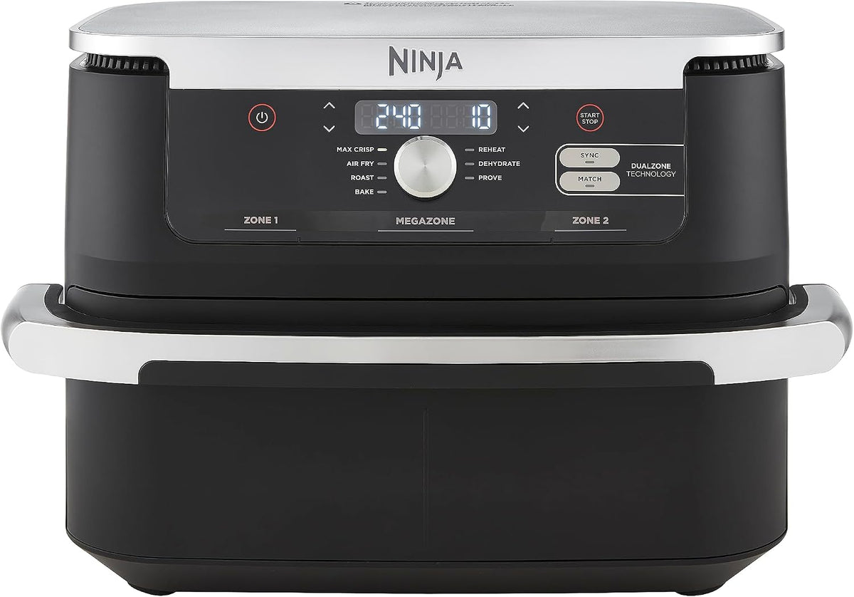 Ninja Foodi FlexDrawer AF500ME Air Fryer, 10.4 L, 7-in-1, Black — product view