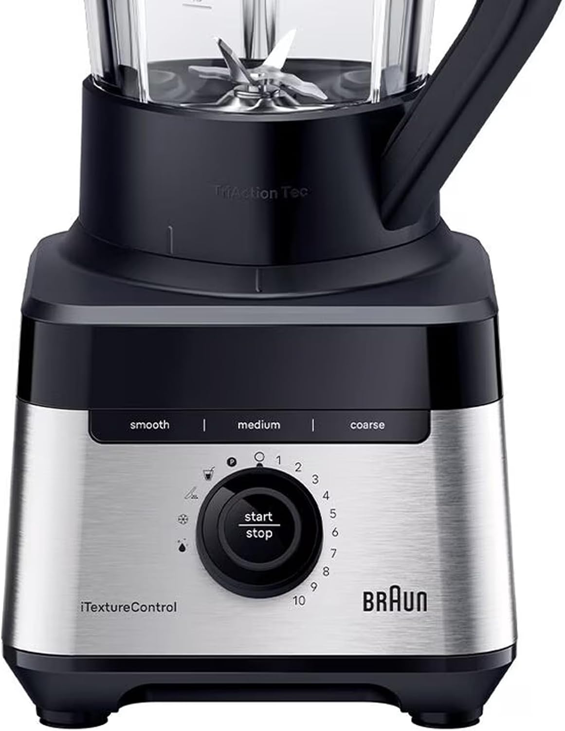 Braun PowerBlend 7 iTexture Control, 9 Food Programs, 1400 Watt Powerful Jug blender JB 7550, Precision Crush Blade, Tamper Included - Black — detail image 3