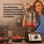 Braun PowerBlend 7 iTexture Control, 9 Food Programs, 1400 Watt Powerful Jug blender JB 7550, Precision Crush Blade, Tamper Included - Black — detail image 10