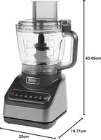 Ninja Food Processor with 4 Automatic Programs, Chop, Puree, Slice, Mix, and 3 Manual Speeds, 2.1L Bowl, Blades, 850W, Dishwasher Safe Parts — detail image 9