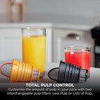 Ninja Cold Press Juicer Machine with 700ml Jug & 1.1L Pulp Container, Make Fresh Juices, Drinks & Wellness Shots, Compact, Dishwasher Safe & — detail image 4