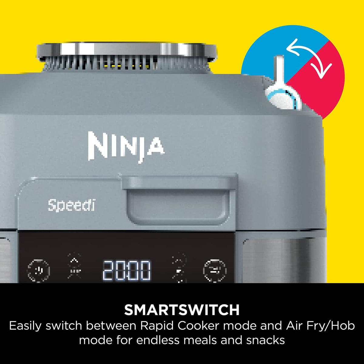 Ninja Speedi 10-in-1 Rapid Cooker, Air Fryer and Multi Cooker, 5.7L, Air Fry, Steam, Grill, Bake, Roast, Sear, Slow Cook & More, Cooks 4 Por — detail image 4