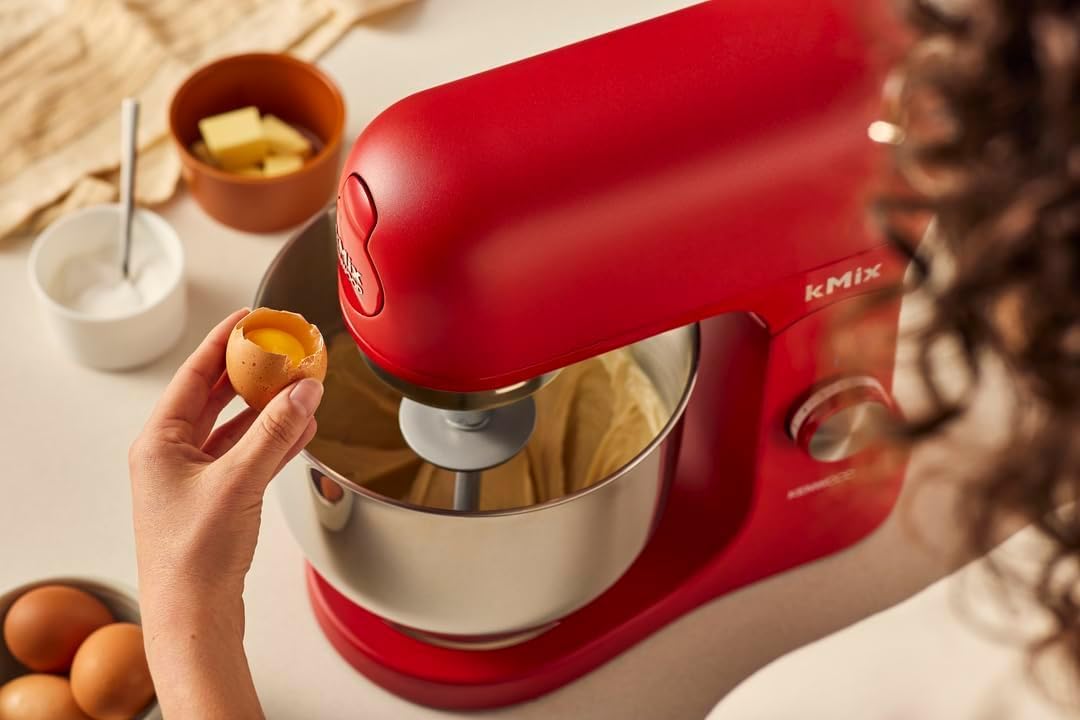 KENWOOD Stand Mixer PREMIUM Kitchen Machine kMix 1000W with 5L Stainless Steel Bowl, K-Beater, Whisk, Dough Hook, Splashguard, Spatula, Uniq — detail image 4