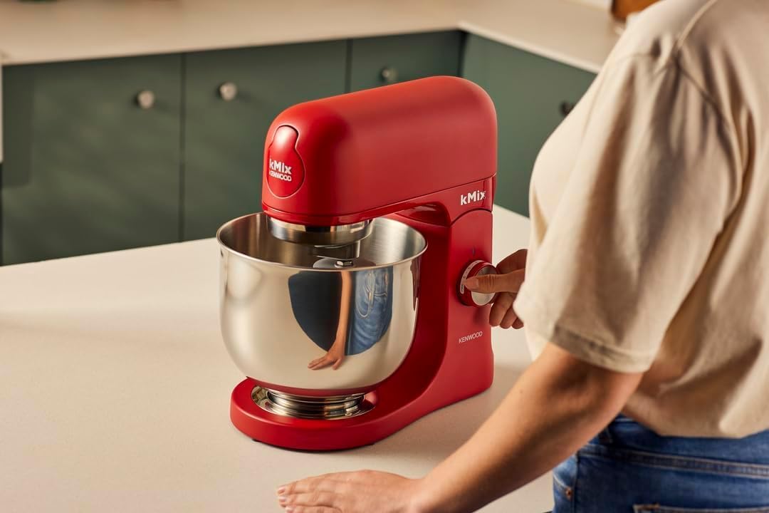 KENWOOD Stand Mixer PREMIUM Kitchen Machine kMix 1000W with 5L Stainless Steel Bowl, K-Beater, Whisk, Dough Hook, Splashguard, Spatula, Uniq — detail image 3
