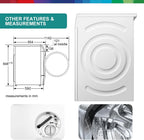 Bosch Series 4 WNA24400GC Freestanding Washer Dryer, 9kg Wash / 5kg Dry — detail image 6