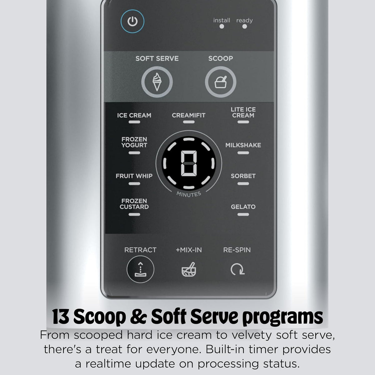 Ninja CREAMi Scoop and Swirl Soft Serve and Ice Cream Maker — detail image 3