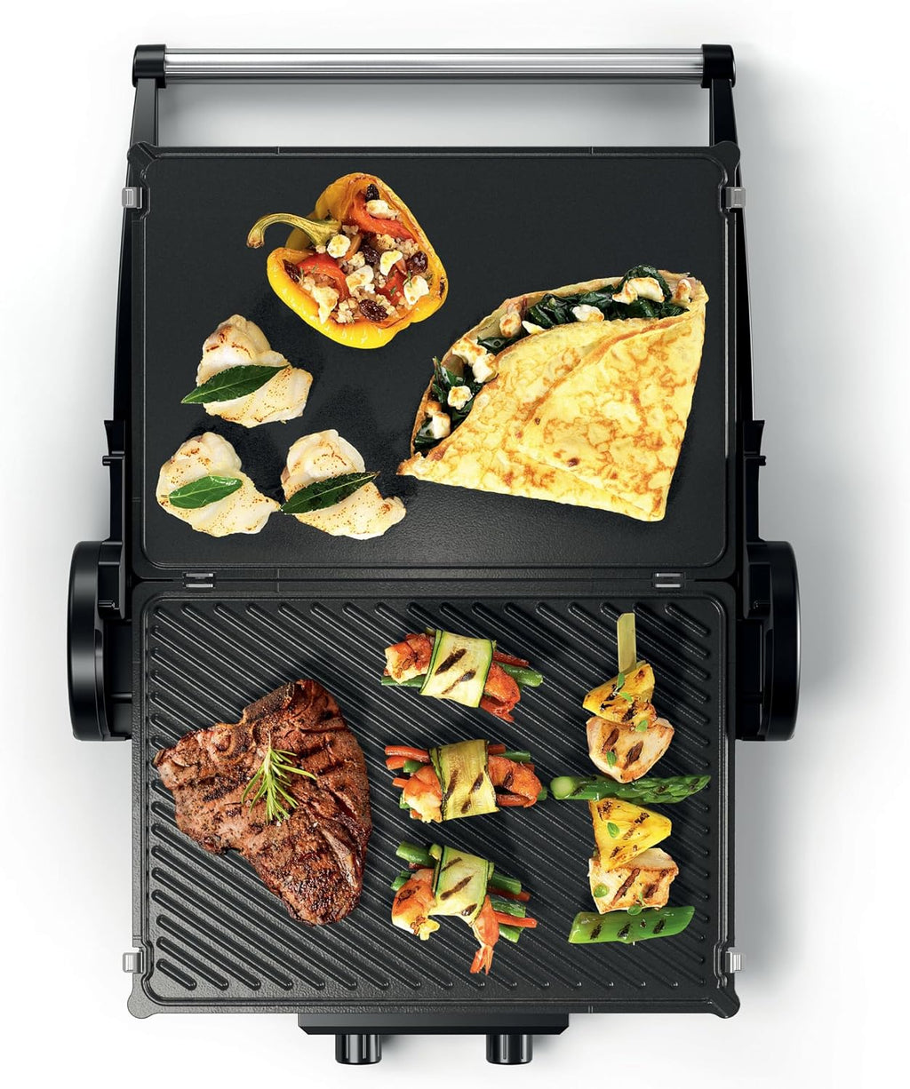 Bosch Contact Grill, TCG4215GB, 2000W, Silver, German Engineering — detail image 8
