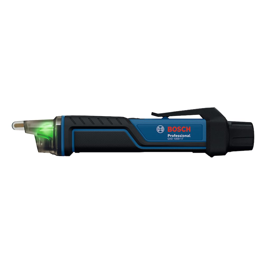 Bosch GVD 1000-17 Electrical Meter (Contactless Voltage Detection, IP67, Dual Range 24-1000V AC, Integrated Torch, Belt Clip, CAT IV 1000V T — detail image 2