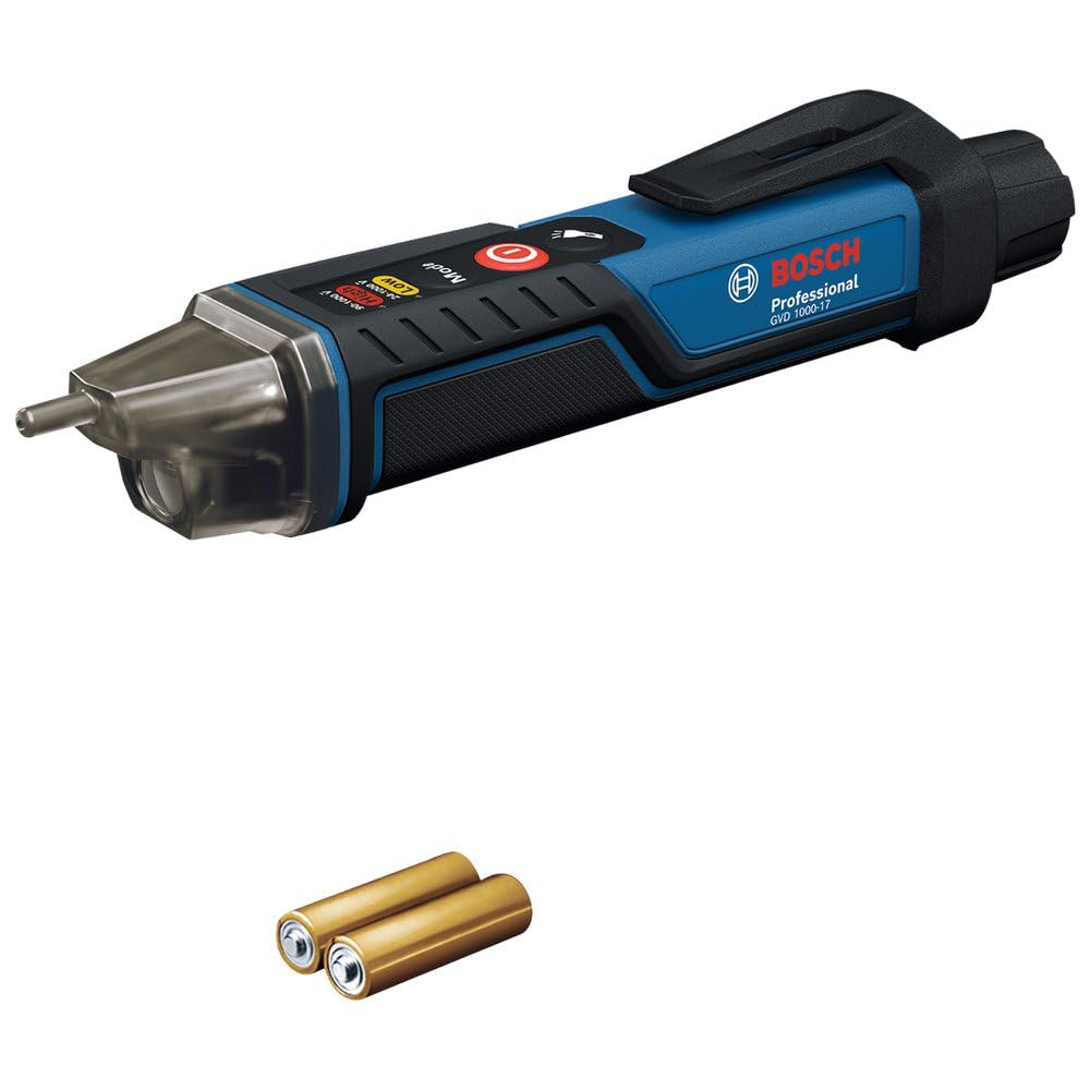 Bosch GVD 1000-17 Electrical Meter (Contactless Voltage Detection, IP67, Dual Range 24-1000V AC, Integrated Torch, Belt Clip, CAT IV 1000V T — detail image 10