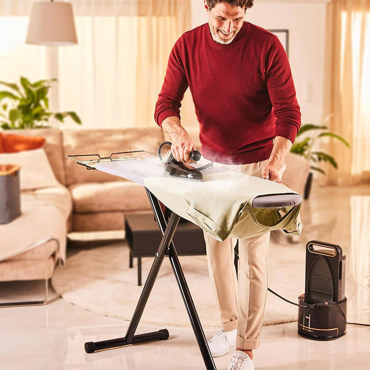 Braun CareStyle 9 Steam Generator iron with FreeGlide 3D Technology, Smart iCare Mode, Vertical Ironing, 2L Water Tank, Eco Mode, iMode OLED — detail image 4